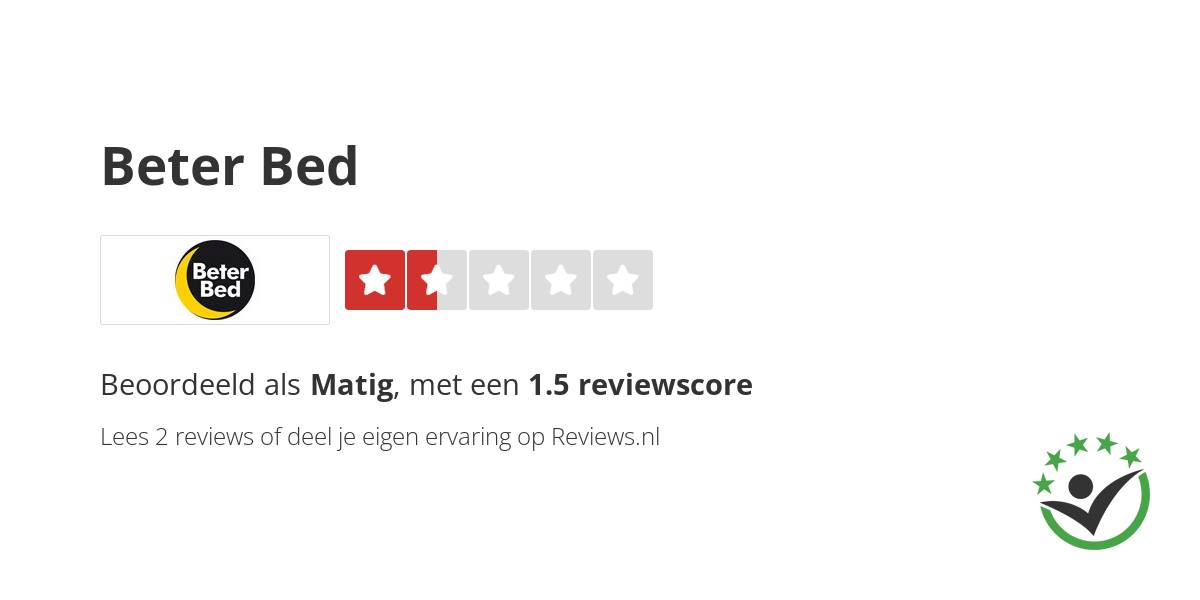 Beter Bed 2 reviews en ervaringen